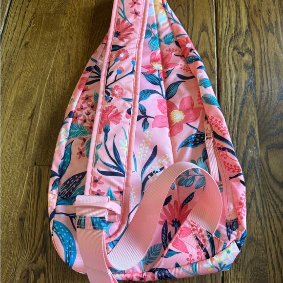 Vera Bradley Coral Floral Sling Bag - Picture 2 of 2